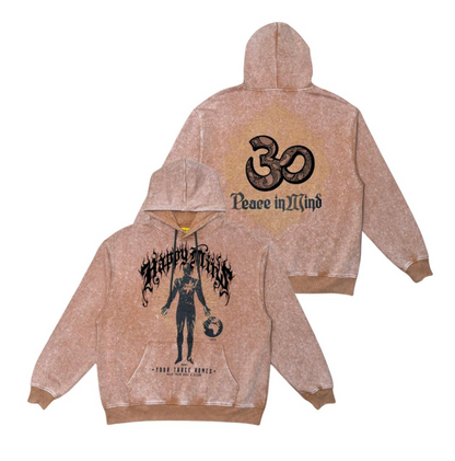 Balancing Peace In Mind Hoodie - Tan