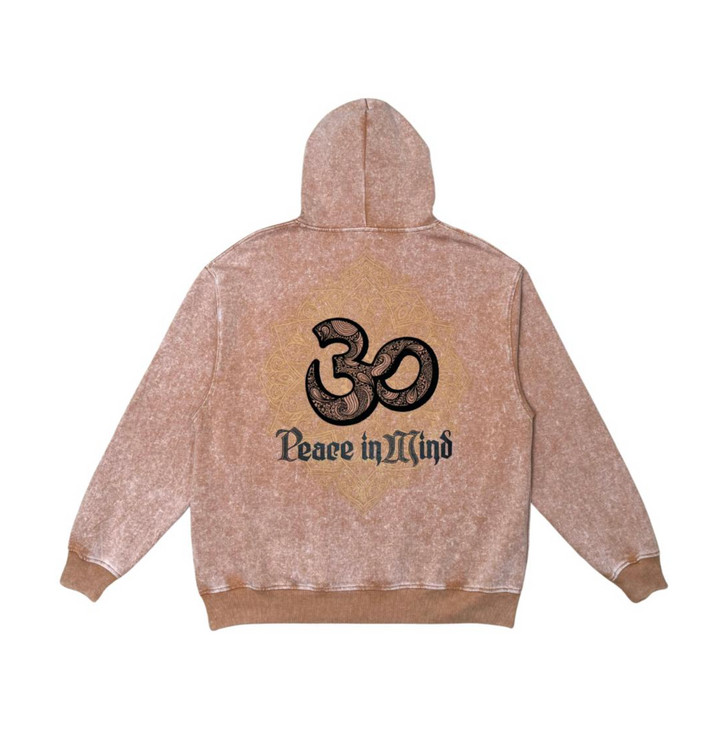 Balancing Peace In Mind Hoodie - Tan