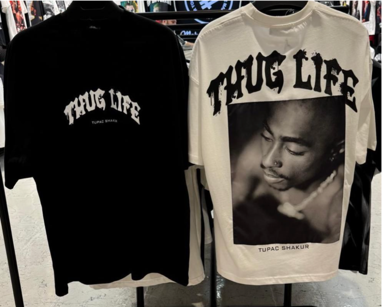 Thug Life "Tupac Shakur" Tee - Black