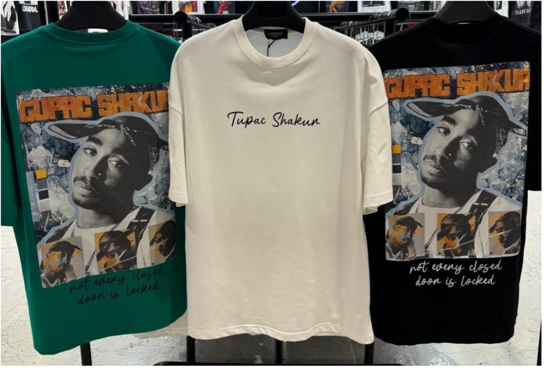 "Tupac Shakur" Tee - Black