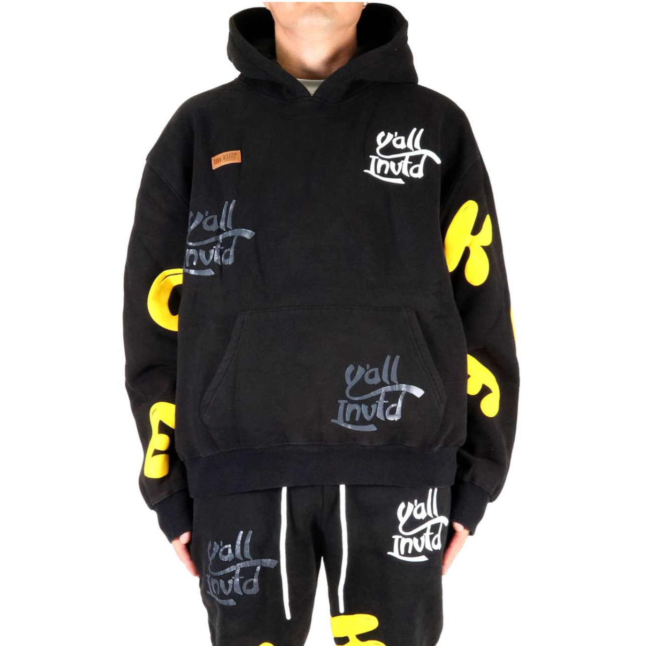 Riza Hoodie - Black And Yellow