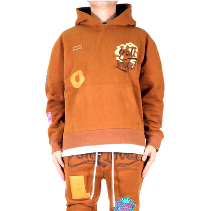 George Hoodie - Brown