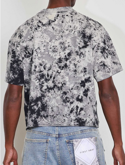 Art Of Escape Dolphins Tee - Cropped Fitted Tee - Black