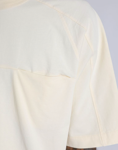 Cropped Heavy Tee - Bone
