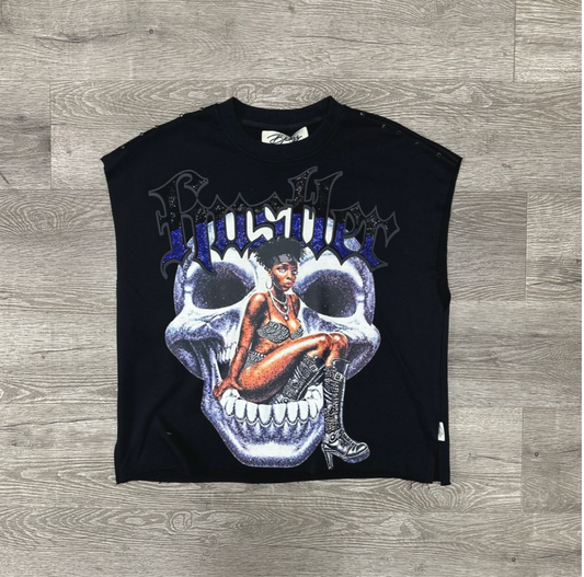 Born Hustler Muscle Tee - Black