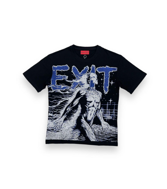 Exit Tee - Black/Blue