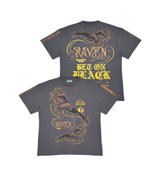 Raven Tee - Charcoal