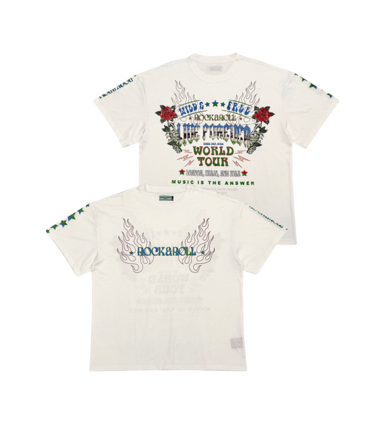 Music Is the Answer Tee - Cream