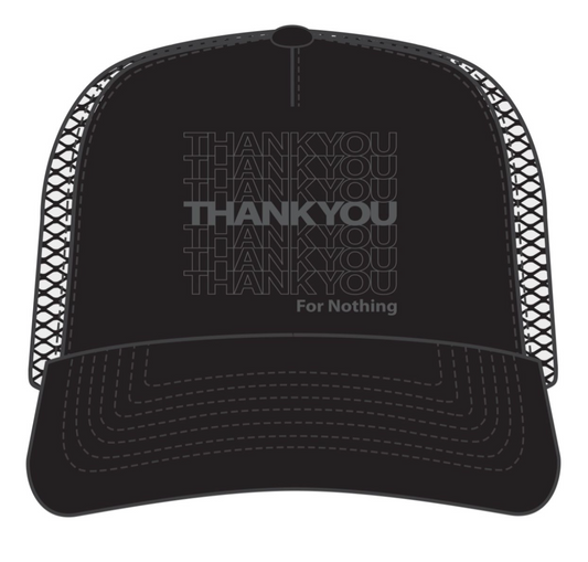 Thank You For Nothing Trucker - Black
