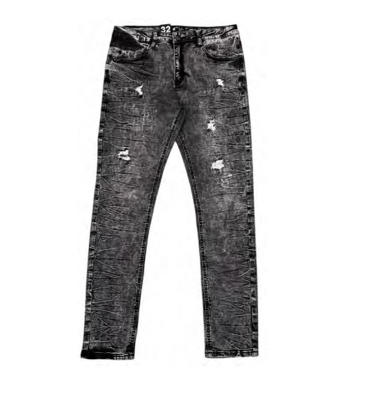 Skinny Fit Jeans - Acid Wash