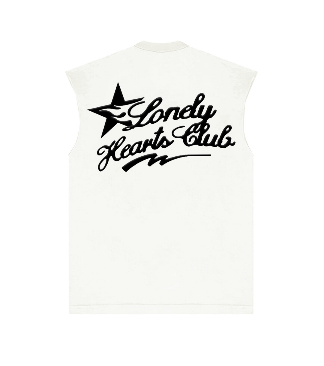 Heart Keeper Sleeveless Tee - Off White