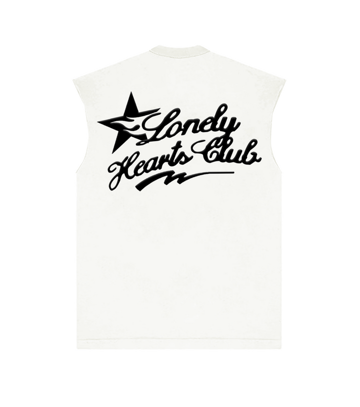 Heart Keeper Sleeveless Tee - Off White