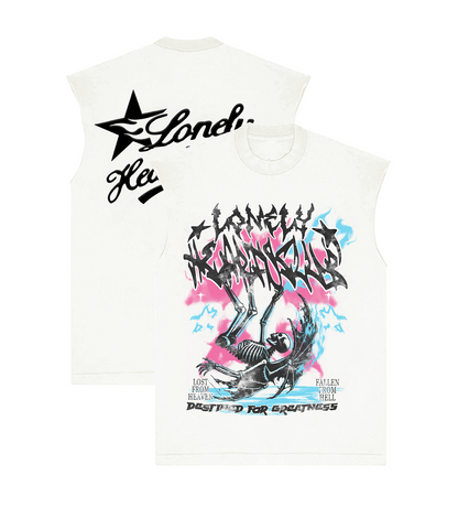 Fallen Angel Sleeveless Tee - Off White