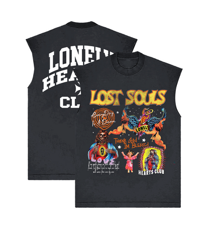 Thank God I'm Blessed Sleeveless Tee - Black Edge