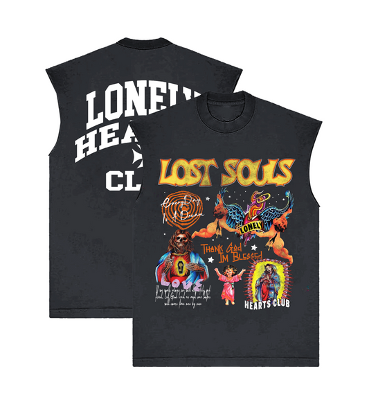 Thank God I'm Blessed Sleeveless Tee - Black Edge