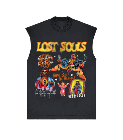 Thank God I'm Blessed Sleeveless Tee - Black Edge