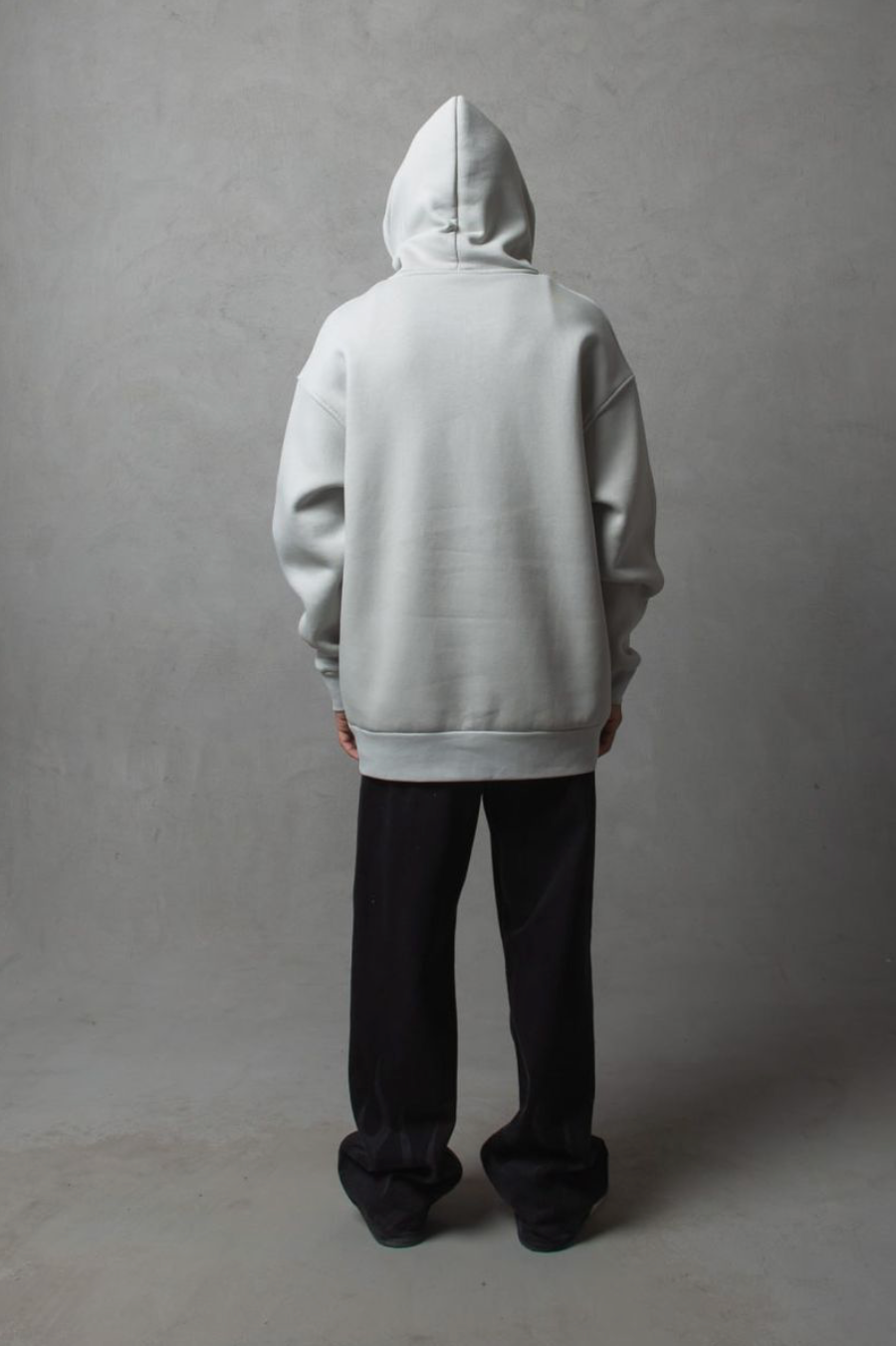 Old Star Zip Hoodie - Grey