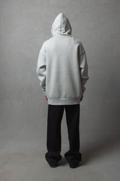 Old Star Zip Hoodie - Grey
