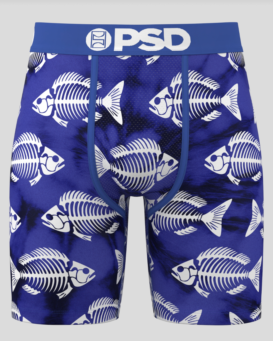 PSD Fish Bones - Blue