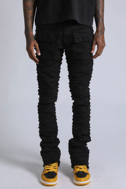 Falcon Denim Jeans - Jet Black