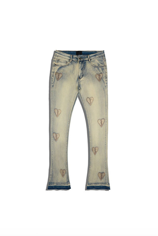 Heartbroken Denim Jeans - Vintage Wash