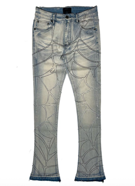 Spider Denim Jeans - Medium Wash