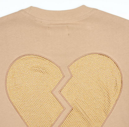 Heart Tee - Khaki
