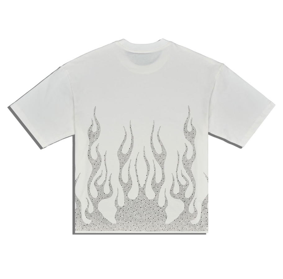 Flames Tee - White