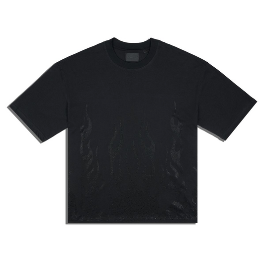 Flames Tee - Black