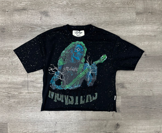 "Monster" F-Terry Tee - Black