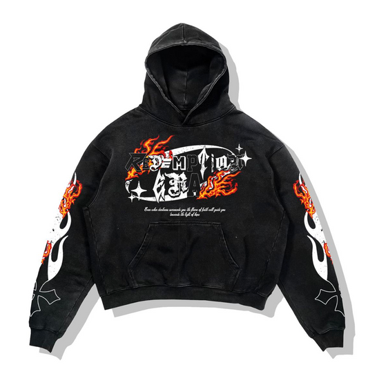 Fame of Faith Hoodie - Black Acid