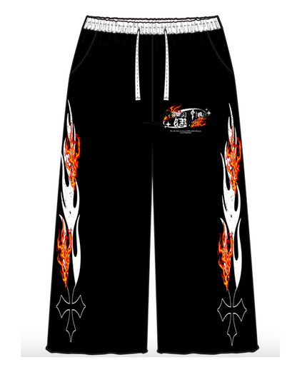 Fame Of Faith Trouser SweatPants - Black Wash