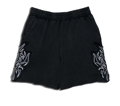 Patch Shorts - Black