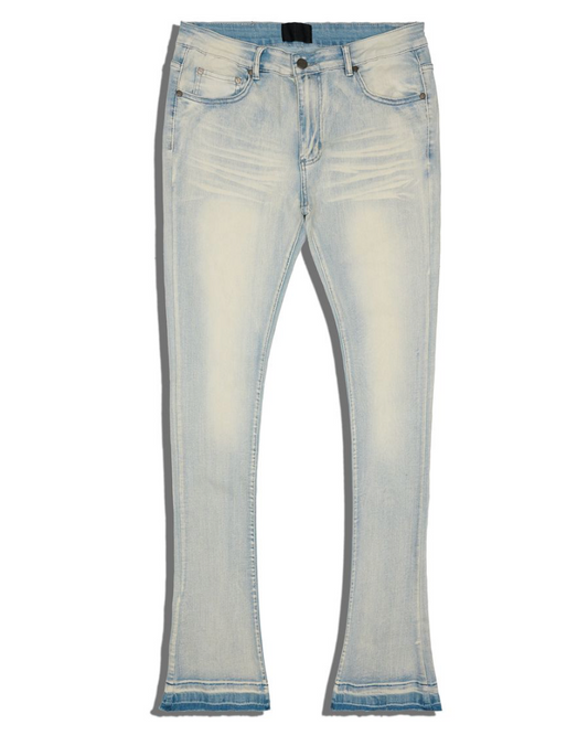 David Flare Denim Jeans - Light Wash