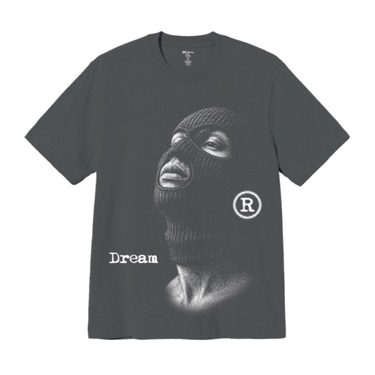 Dream Printed Tee - Charcoal