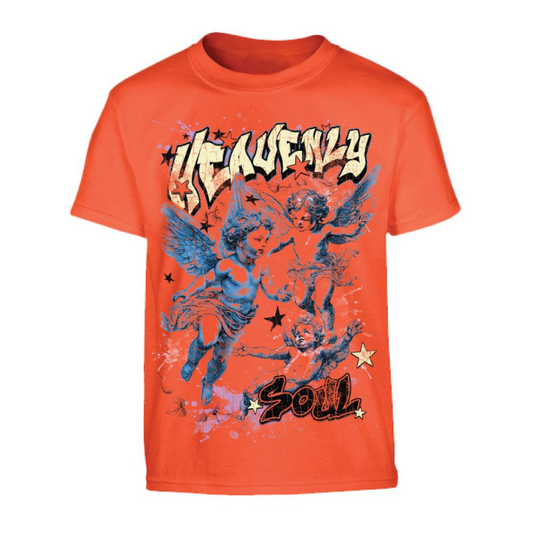 Boys Heavenly Soul Tee - Orange