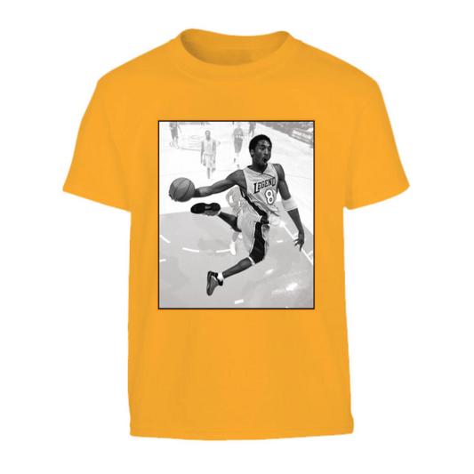Boys Legend 8 Digital Tee - Gold