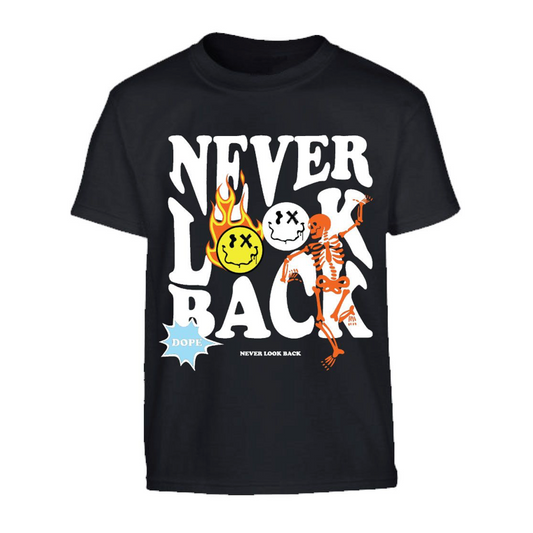Boys Never Look Back Tee - Black