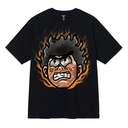 Big Face Graphic Tee - Black