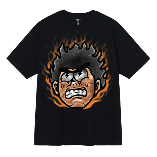 Big Face Graphic Tee - Black