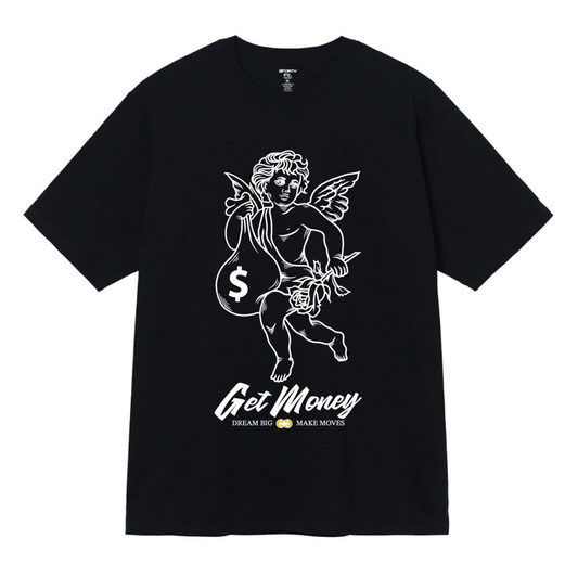 Big Money Angel Tee - Black