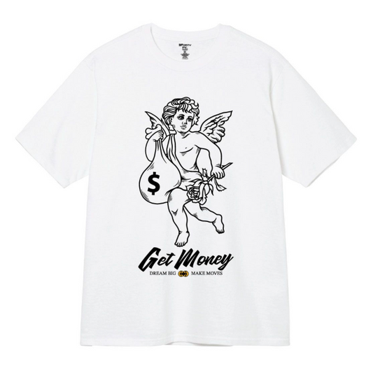 Big Money Angel Tee - White