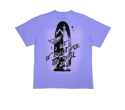 A Bullet For the Devil Tee - Purple