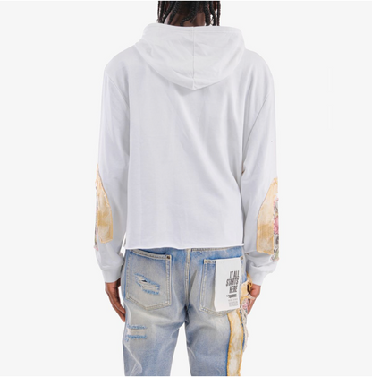 Sacred Panels Hoodie - White