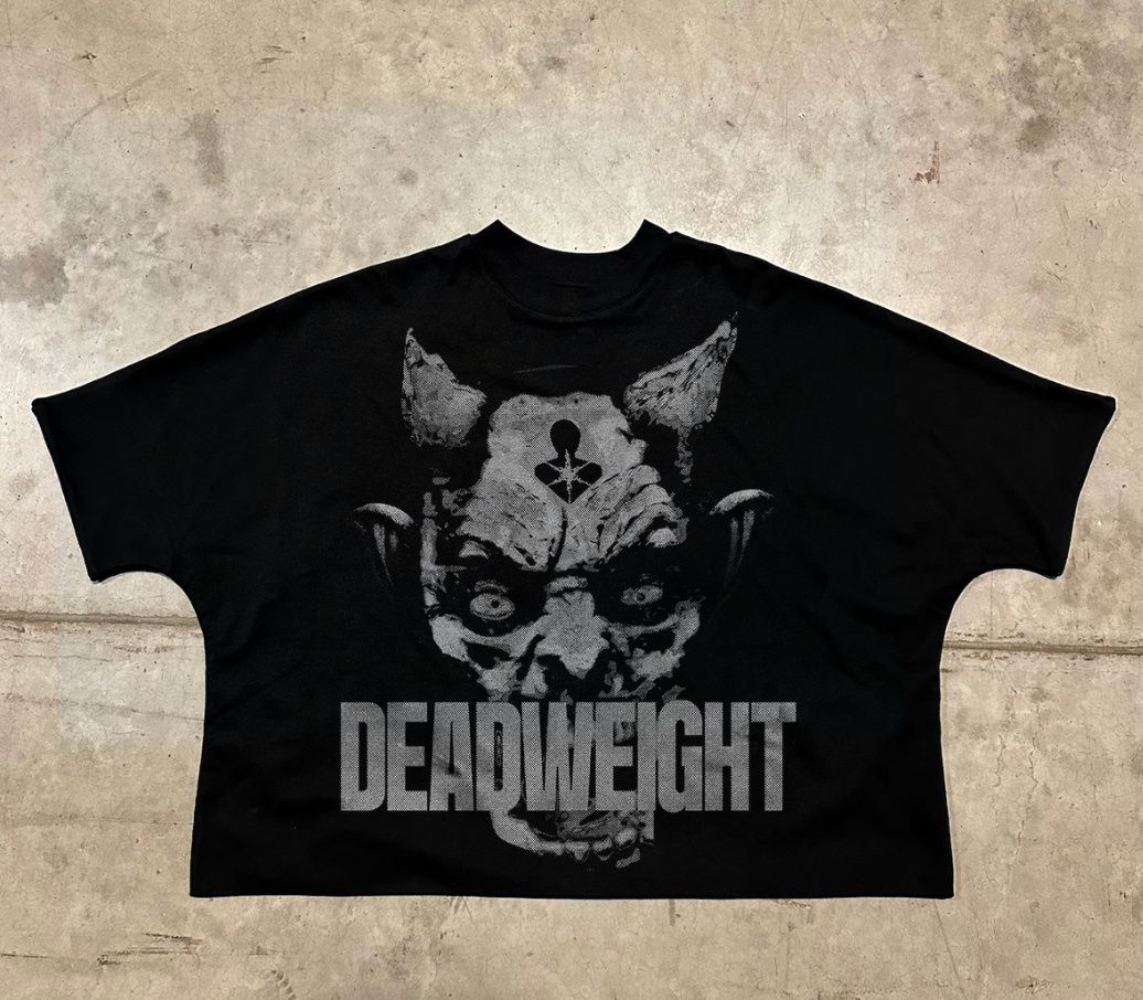 Deadweight Cropped Tee - Black