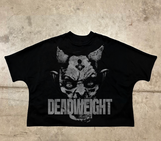Deadweight Cropped Tee - Black