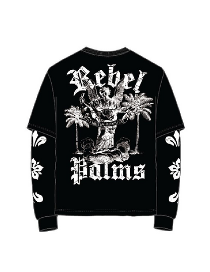 Rebel Palms Twofer - Black