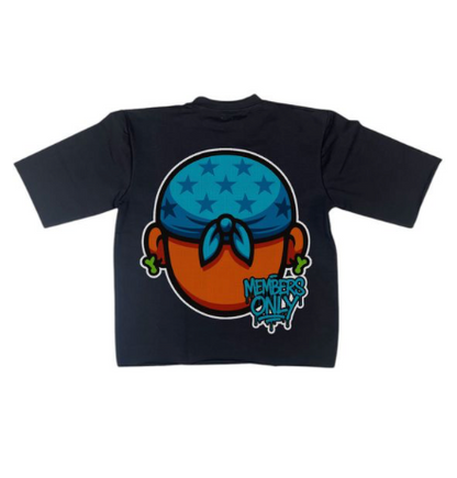 Members Only Kids Cropped Tee - Black
