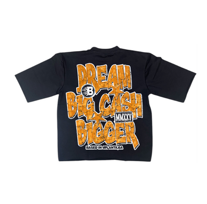Money Dept Kids Cropped Tee - Black
