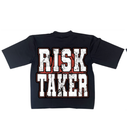 Risk Taker Kids Cropped Tee - Black